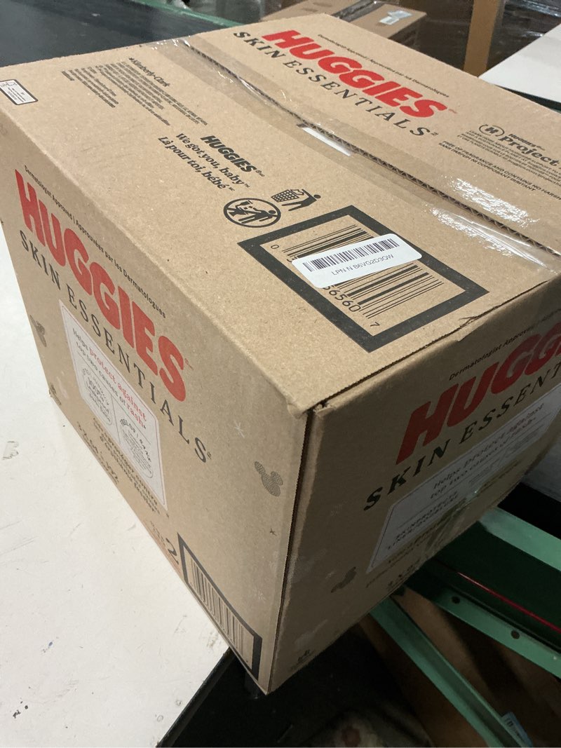 Condition photo showing New/Like New for huggies size 2 diapers, skin essentials baby diapers, size 2 (12-18 lbs), 192 count (3 packs of 64), packaging may vary size 2 192