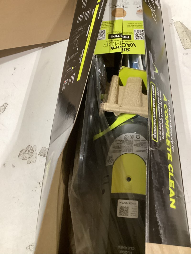 Condition photo showing Good Condition for shark vacmop cordless hard floor cleaner, vacuum and spray mop, powerful suction, lightweight, led headlights, includes 4 disposable pads, 12oz multi-surface cleaning solution, gray, vm252 gray - 4 pads