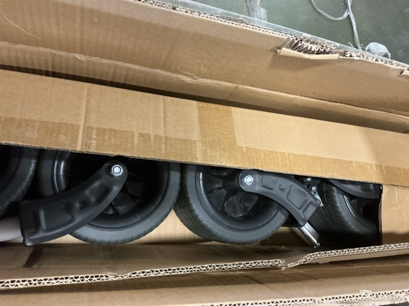 Condition photo showing Good Condition for Double Decker Foldable Wagon,500lbs Capacity, 350L Large Collapsible Utility Wagon with Big Wheels & Rear Tailgate for Camping, Outdoor, Sports, Hiking, Picnic