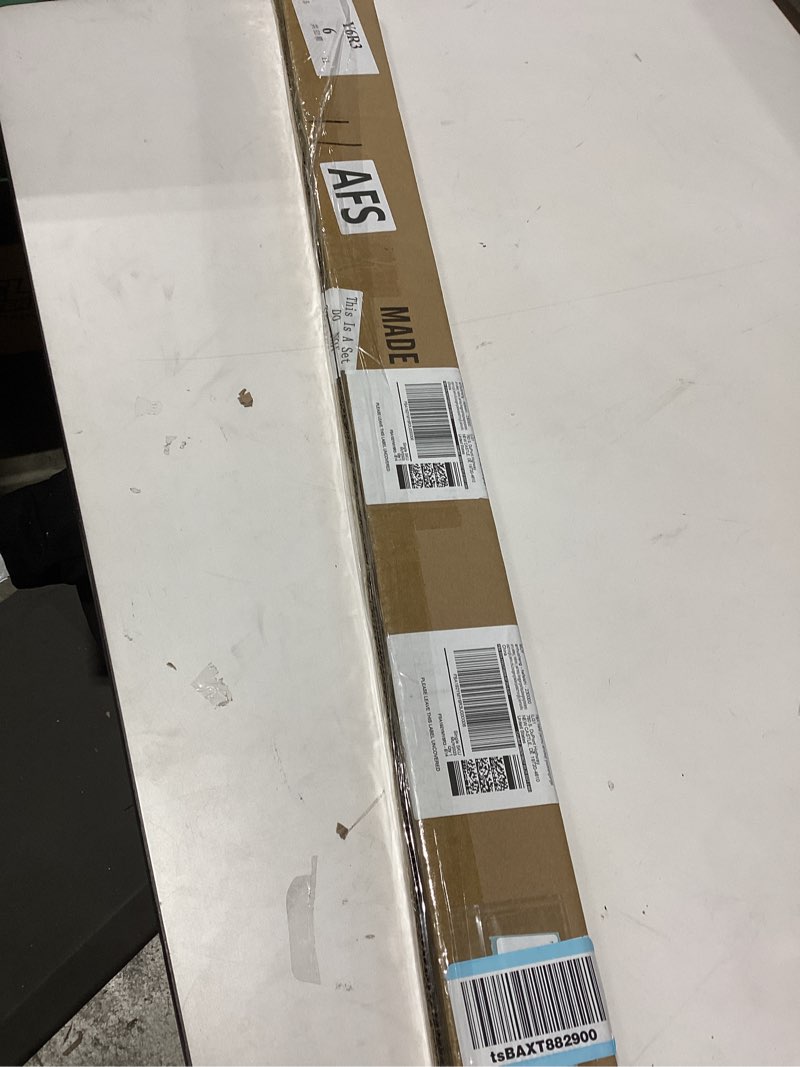 Condition photo showing New/Like New for 1 Pack 1" x 35.5" Storm Door Sweep Replacement Bottom Sweep Aluminum Expander for Security Storm Door Weatherstripping (White) 1 White