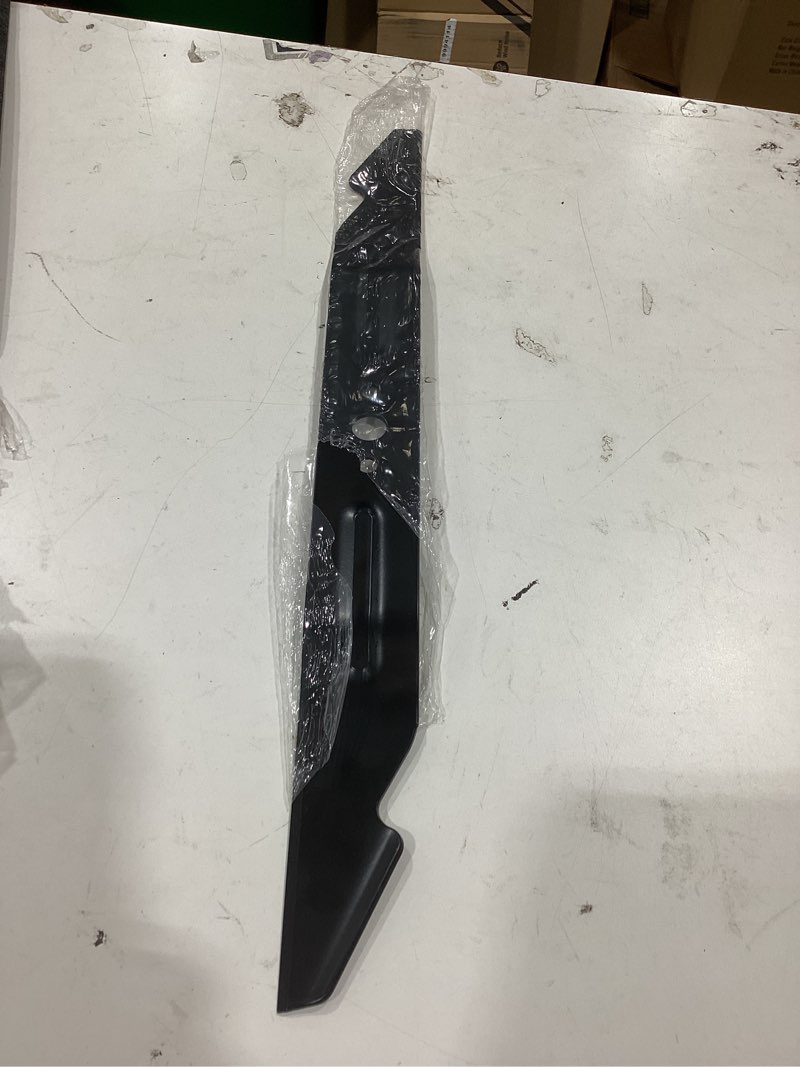Condition photo showing Good Condition for ab2100 lawn mower blade replacement for 21'' deck compatible with e go power+ 56v models lm2100 lm2101 lm2100sp lm2102sp lm2142sp, 3-in-1 mulching bagging side discharge steel blade, 1 pack ab2100_1pc