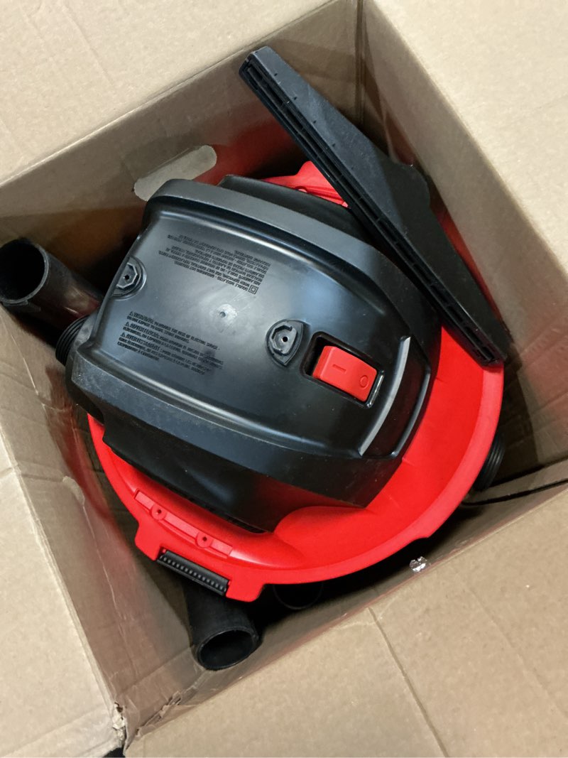 Condition photo showing Good Condition for ridgid 62703 rt1200 nxt 12-gal. wet dry shop vacuum with casters, 5.0 peak hp motor, and pro locking hose,dark gray and red