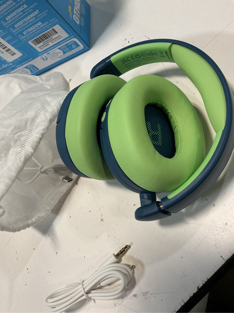 Condition photo showing Good Condition for iclever bth20 active noise cancelling headphones for kids, 60h play time,type c fast charging, safe volume 80dba, bluetooth5.4, award-winning kids headphones wireless for ipad tablet airplane, blue