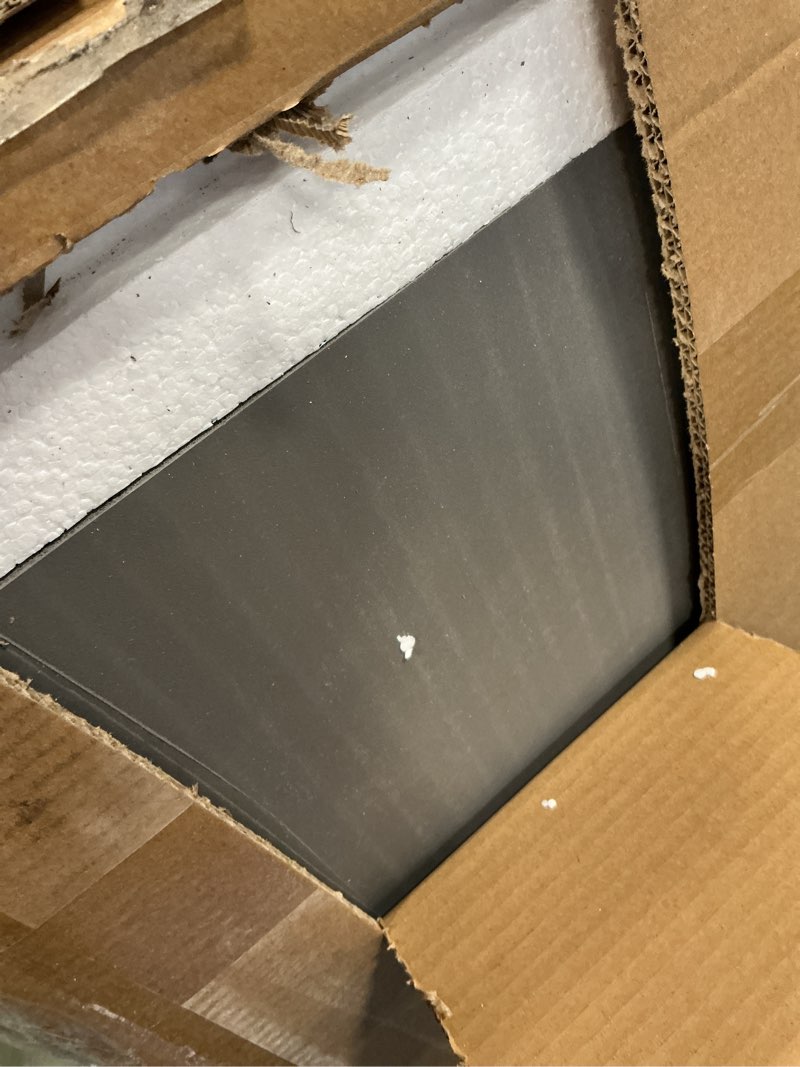 Condition photo showing As Is for Incomplete box 1 of 2)New Age Pet Stylish ECOFLEX Grey Dog Bunk Bed with Removable Cushions.