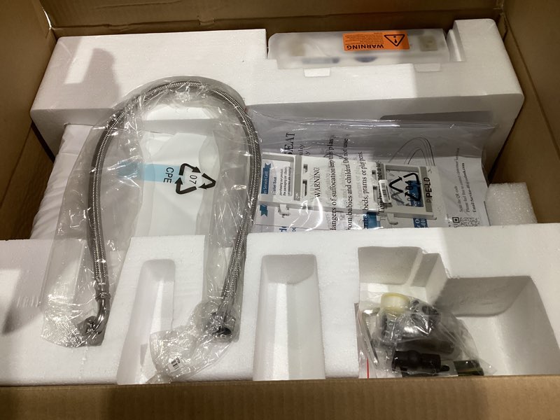 Condition photo showing New/Like New for FVZ Bidet Toilet Seat Elongated Smart Heated Toilet Seat with Warm Water & Dryer, Feminine & Child Wash, Self-Clean Stainless Steel Nozzle, Adjustable Water Pressure, Slow Close Lid (Olive)