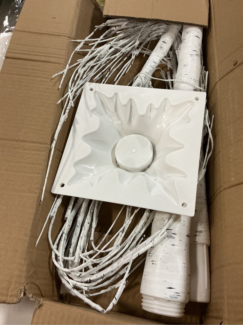 Condition photo showing Good Condition for 6FT Lighted Birch Tree with 144 LED Lights, Artificial Light Up Tree, Decorative Light Trees for Indoor Home Decor, Wedding Party, Christmas Holiday Floor Lamp