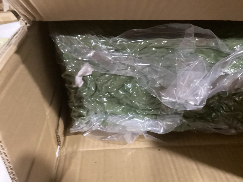 Condition photo showing New/Like New for Japanese Floor Mattress, Futon Mattress with Portable Storage Bag and Washable Cover, Roll Up Thick Tatami Mat Suitable for Camping, Guest Room, Green, Full Full (80"L x 54"W) Green ( 4"th + Dust Cover ?