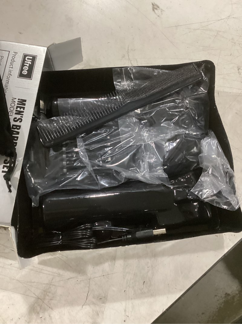 Condition photo showing Good Condition for ufree beard trimmer for men with hair trimmer, professional hair clippers and trimmers, cordless electric razor mens grooming kit for nose, face, hair, gifts for men husband father bronze