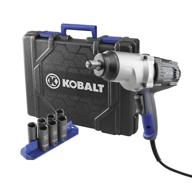 kobalt 8-amp 1/2-in drive corded impact wrench