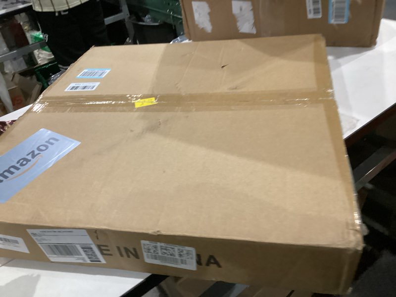 Condition photo showing New/Like New for LED Ring Chandelier Brass Gold Chandelier Dimmable Round Foyer Chandeliers Light Modern Circular Chandeliers for Dining Room Entry Bedroom Office Living Room, 24in Gold Brass 30W Downlight