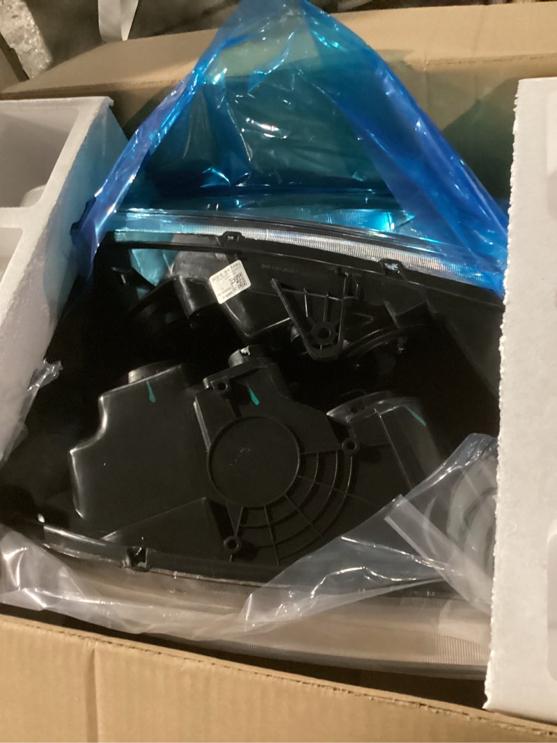 Condition photo showing As Is for Item similar to photo) Headlights Assembly Compatible with 2005-2011 Toyota Tacoma Headlamp Replacement Chrome Housing Amber Reflector Driver & Passenger Side Polished Chrome | With High & Low Beam Bulbs OE Replacement