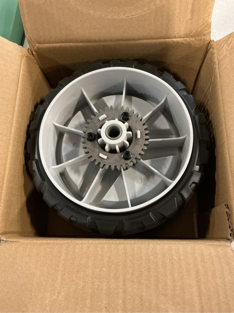 Condition photo showing Good Condition for 580365301 wheels compatible with hus qvarna lawn mower - 8 inch drive wheels for hu675awd, hu700awd, hu725awd, hu800awd, l321ah, lc221a, craftsman gcv-160 mower, 2 pack
