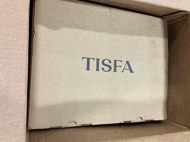 Condition photo showing Good Condition for TISFA Cigar Humidor Cedar Wood Cigar Box with 2 Digital Hygrometer, 2 Humidifiers, Cedar Tray, Divider, Accessory Drawer, Glass Top Large Desktop Humidors and Acrylic Travel Cigar Tube Gifts Set Brown