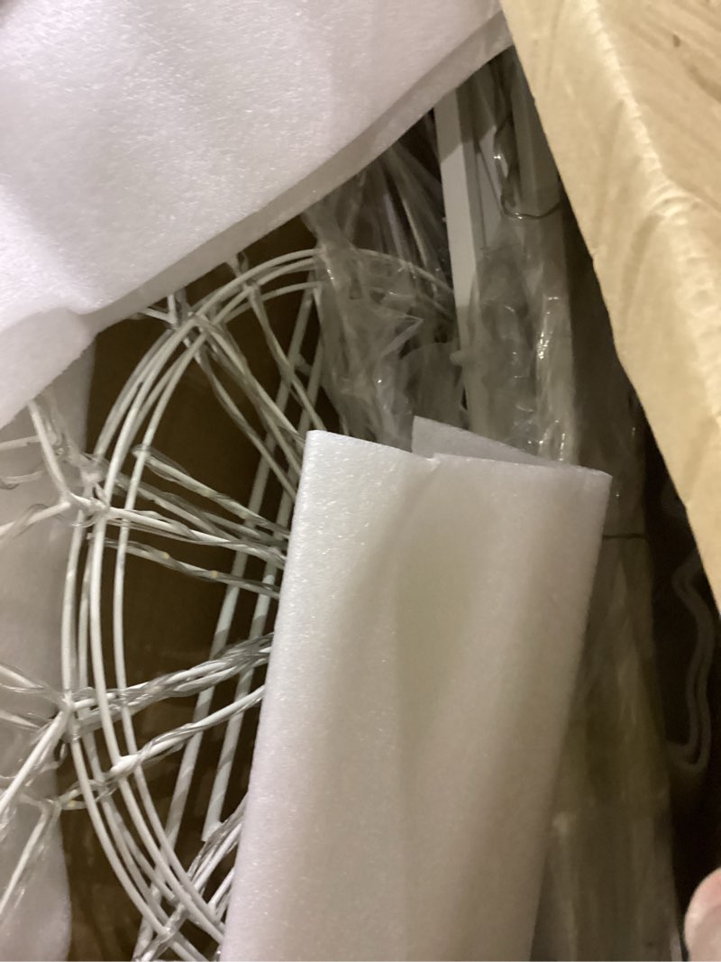 Condition photo showing As Is for VIHOSE 1 Pack 10ft Christmas Snowflake Light Arch LED Christmas Outdoor Arches Decor with Flasher Modes Xmas Snowflake Cane Pathway Markers Lights for Holiday Wedding Yard Lawn Decor