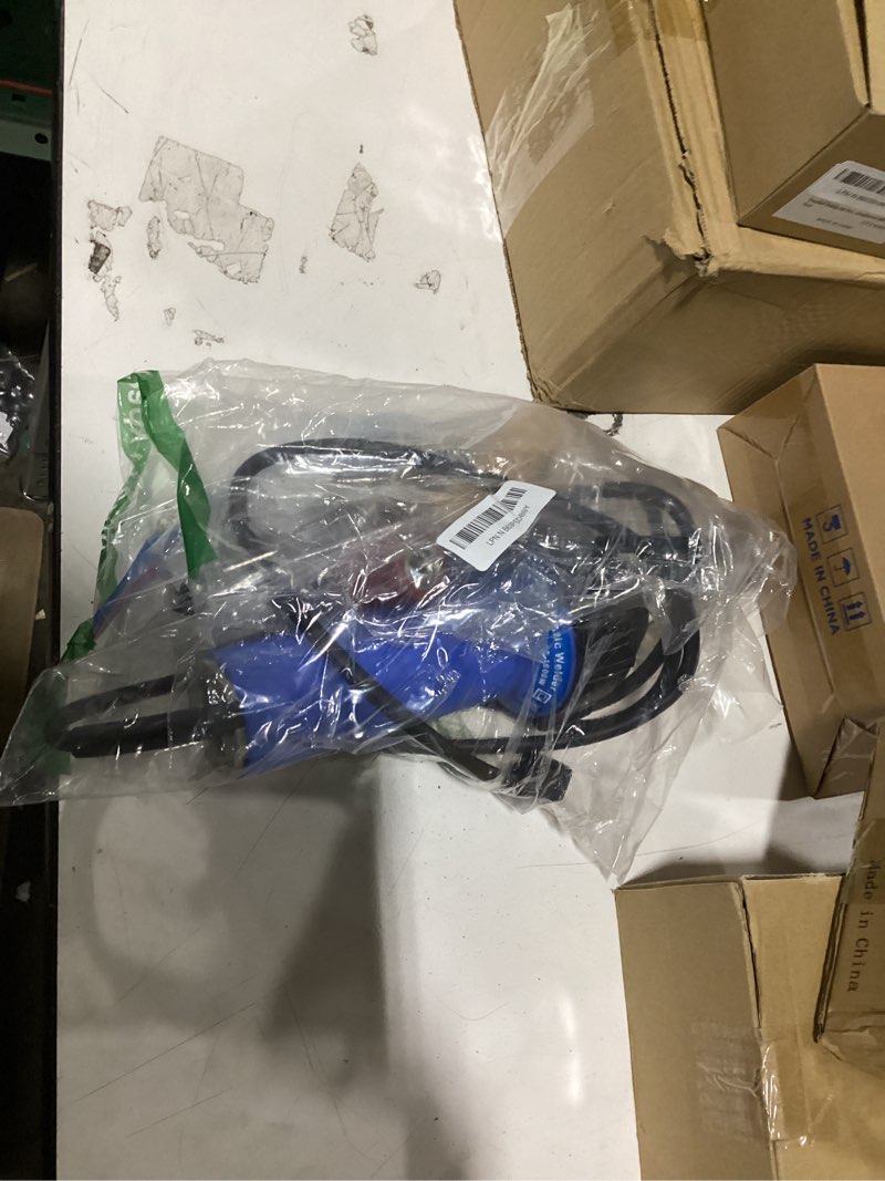Condition photo showing As Is for hot air plastic welder 1600w plastic welding roofing kit 110v, vinyl pvc tpo welding handheld plastic hot air heat gun welding torch with various nozzles standard ver.