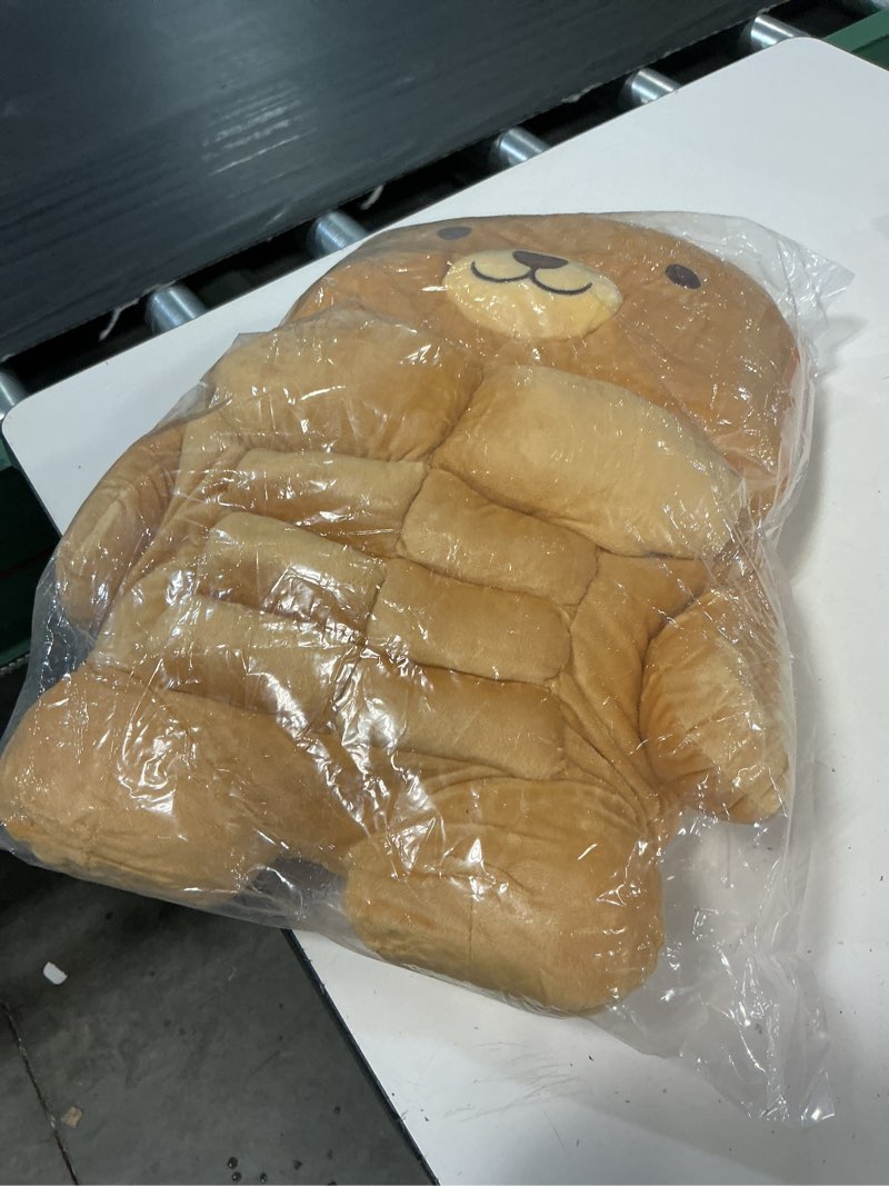 Condition photo showing Good Condition for exigent kawaii muscle abs teddy bear buff 30cm plush cuddly stuffed animal toy figure (bear_30cm)
