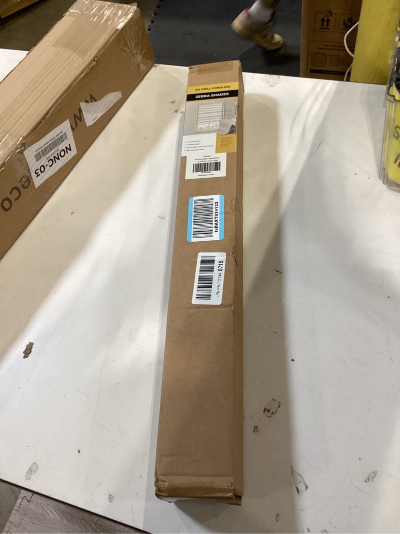 Condition photo showing Good Condition for persilux cordless zebra blinds for windows free-stop roller windows shades (24" w x 72" h, cream) dual layer light control for day and night, light filtering sheer shades for home, bedroom, 24"w x 72"h cream