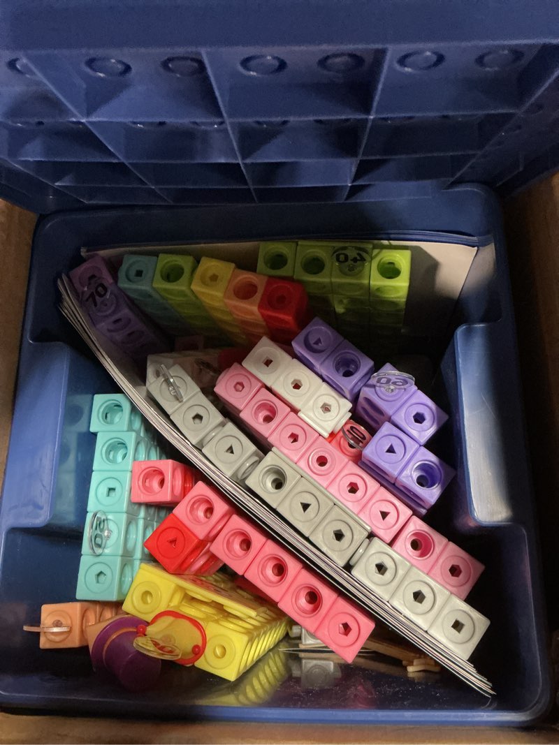 Condition photo showing Good Condition for hand2mind Numberblocks Heroes with Zeroes MathLink Cubes Activity Set, Preschool Learning Activities, Math Manipulatives Kindergarten, Counting Blocks, Number Linking Cubes, Kids Educational Toys