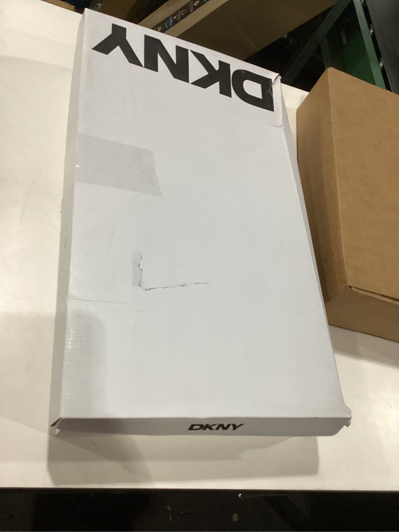 Condition photo showing Good Condition for DKNY Women's Nixie Evening Knee High Boot with Heel Sneaker, Brown, 9.5