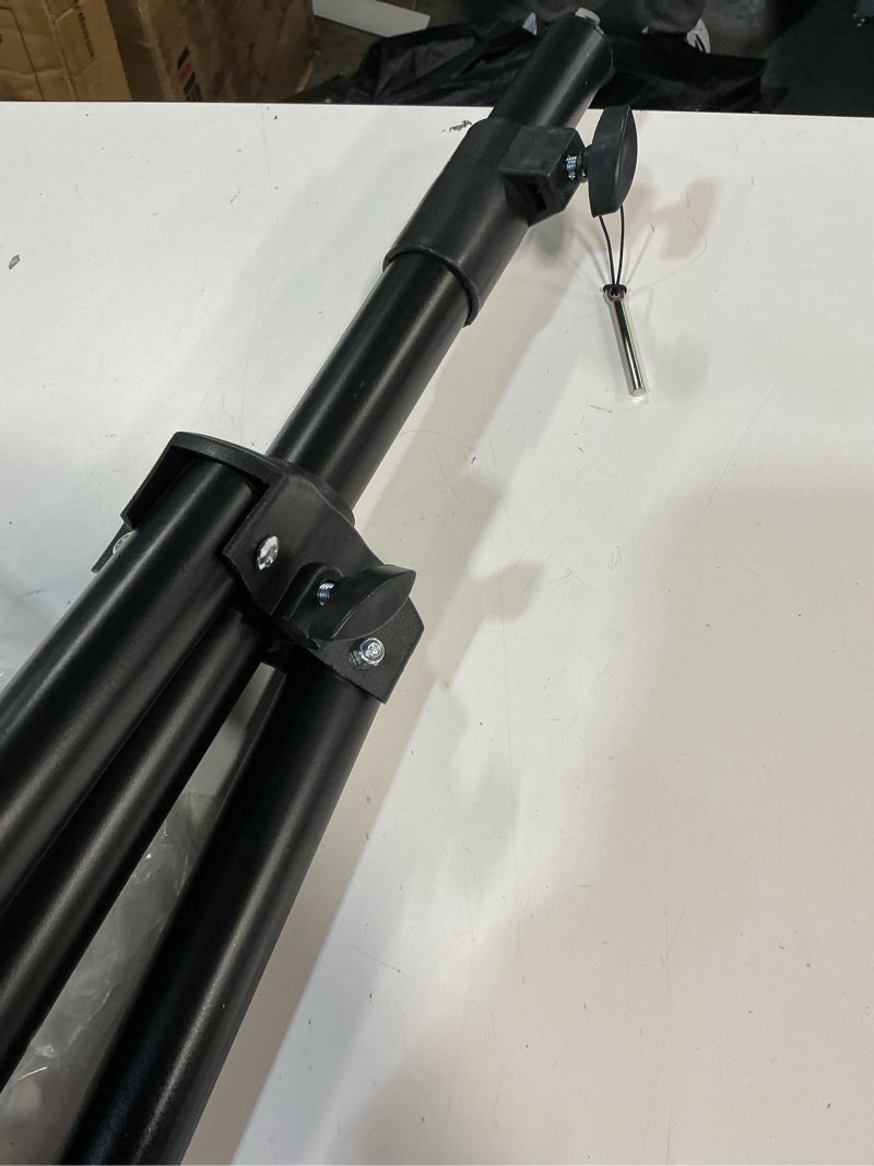 Condition photo showing As Is for (similar)speaker stand,metal speaker stand,foldable and adjustable height 110cm-170cm speaker stand,suitable for home living room,office,music studio