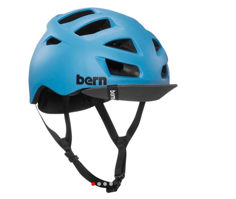 backcountry bern allston helmet matte cyan blue size l
