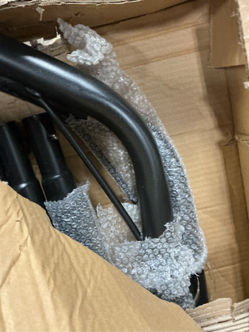 Condition photo showing As Is for Universal 2 Person Hammock Stand Only, 600 lbs Capacity, Adjustable Heavy Duty Powder-Coated Steel Stand, Multi-Use, Fits 9ft to 14ft Hammocks, XXL Size (Black)