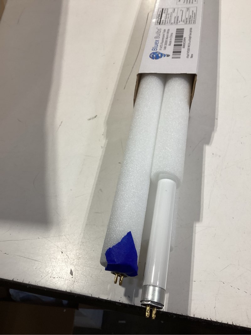 Bluex Bulbs 4 Pack F14T5/830 14W 22 Inch T5 Fluorescent Tube Light Bulb 3000K Warm White Mini Bi-Pin (G5) Base Straight Tube Light Bulb