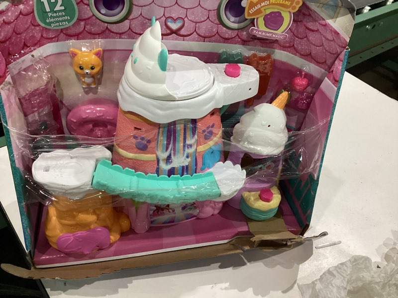 Condition photo showing As Is for gabby's dollhouse: sweet treat mountain playset with figure collectibles for ages 3 and up