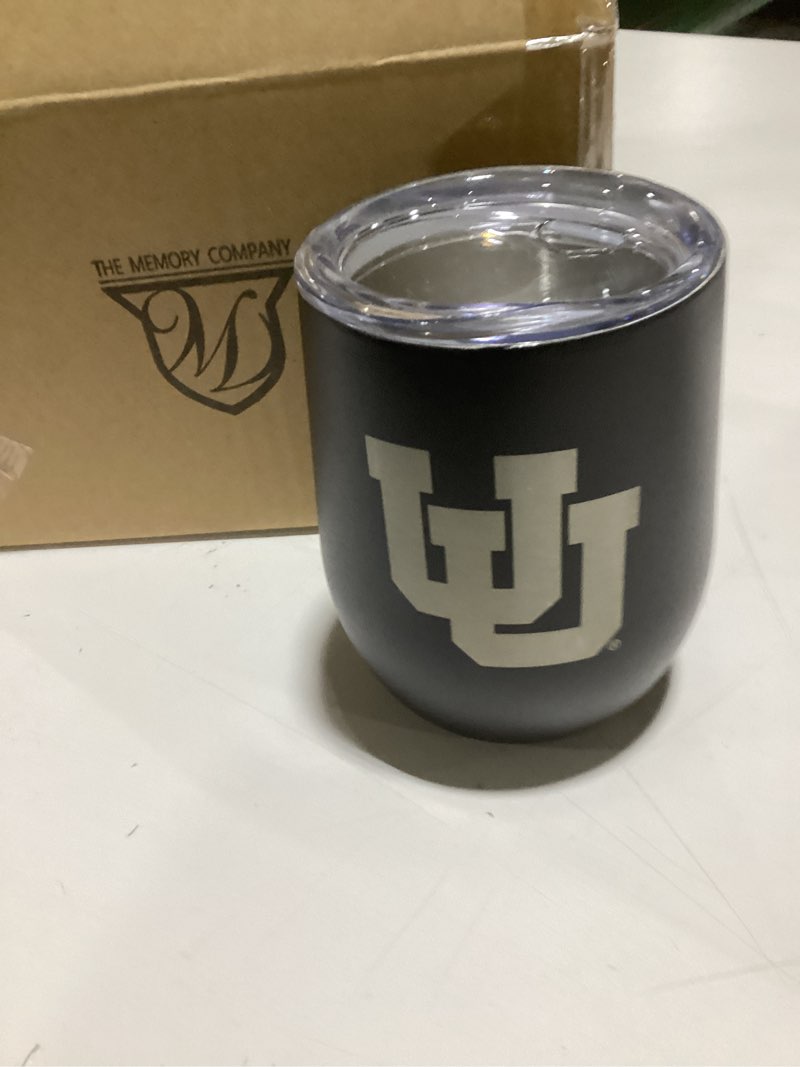 The Memory Company Officially Licensed 2-Pack SS Stemless Wine Tumblers Home/Away, University of Uta