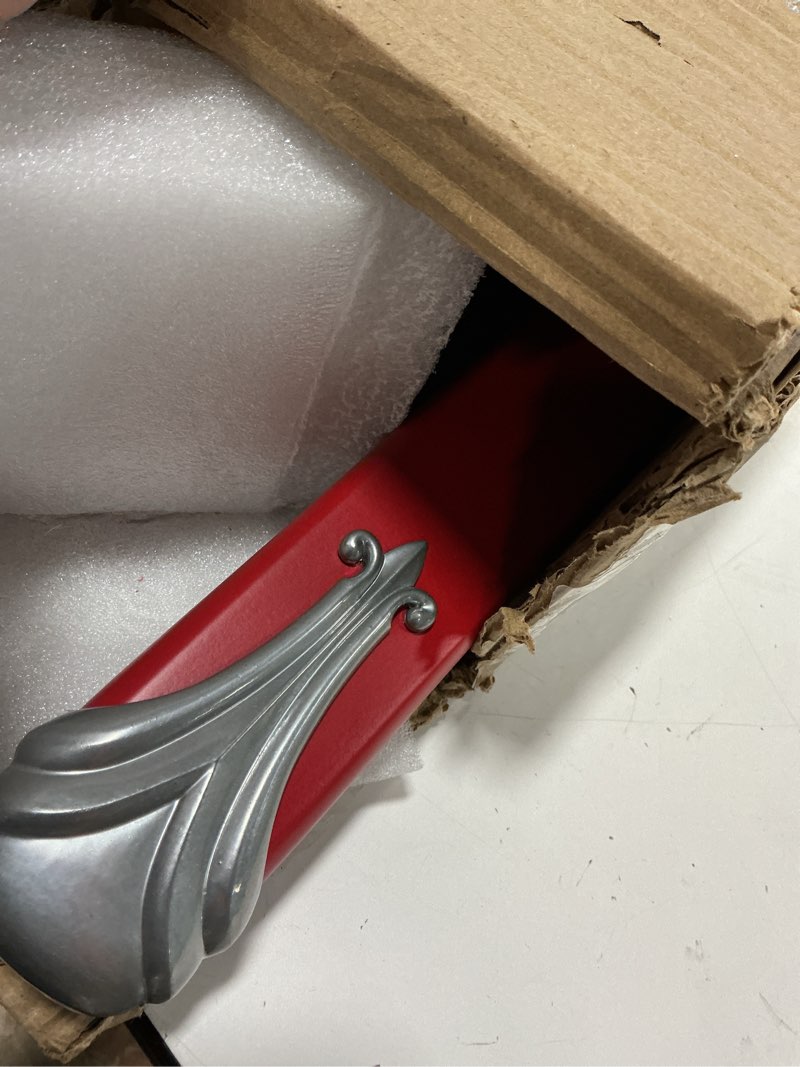 Condition photo showing Good Condition for Sword Valley Sparkling Light - SAO Red Sword - 107 cm/42.13 Inches - Blade Carving Rune Symbols - Carbon Steel Blade - Hand Forged with Exquisite Details - Cosplay Anime Prop