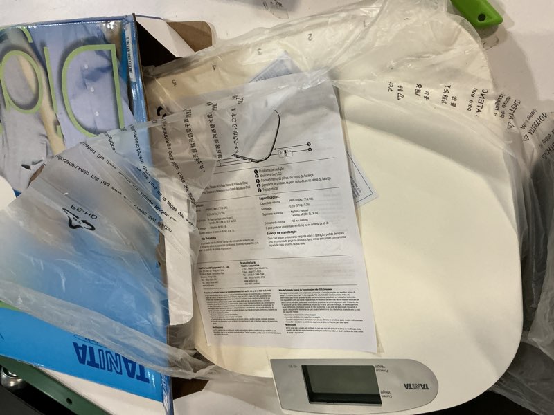 Condition photo showing Good Condition for Tanita HD-351 Japan Technology Digital Bathroom Weight Scale- 440 lbs Capacity - Accurate & Precise with 5 Multi-User Convenience, Previous & Current Weight Memory - 2" Easy to Read Large Display