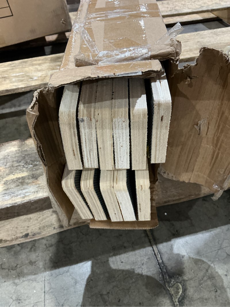 Condition photo showing As Is for meliusly queen bed slats 60x80 – heavy duty 0.6 inch thick replacement wood slats for queen bed frame, slatted bed base with under 2.5 inch spacing, wooden mattress support slats for platform bed queen (60x80'')