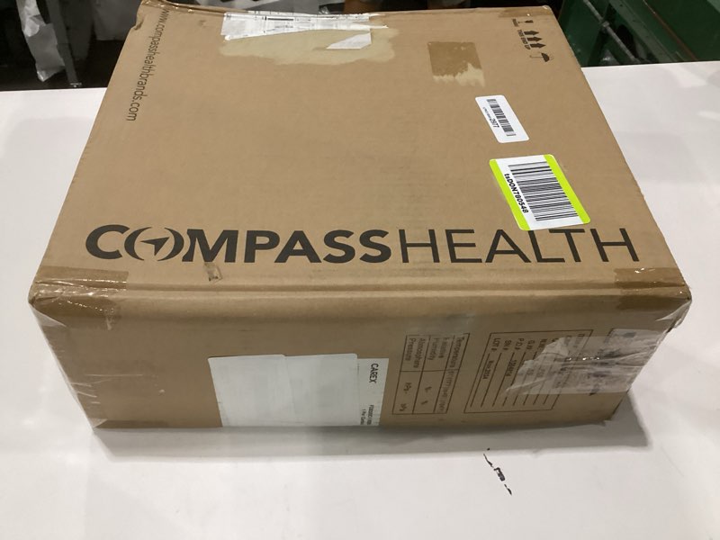 Condition photo showing As Is for compass health locking raised toilet seat
