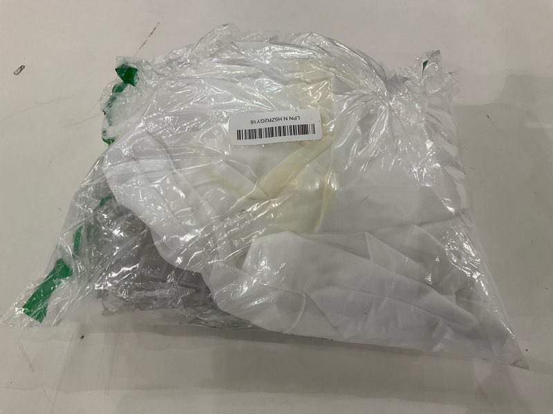 MVOVM Bed Canopy for Girls with Lights 30 * 228in King Canopy Bed Curtains for Queen & Full Bed Whit