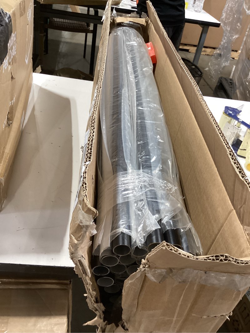Condition photo showing Good Condition for 36"-50pack aluminum deck balusters hollow round deck railing spindles matte coated black for wood and composite deck indoor outdoor 36" 50
