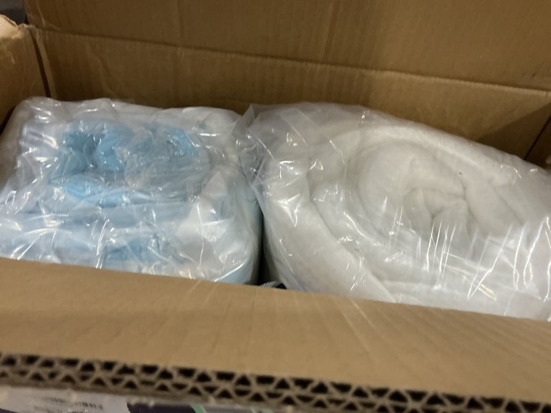 OhGeni Cooling 4 lnch King Size Dual Layer Mattress Topper, 2 Inch Gel Memory Foam, 2 Inch Soft Brea