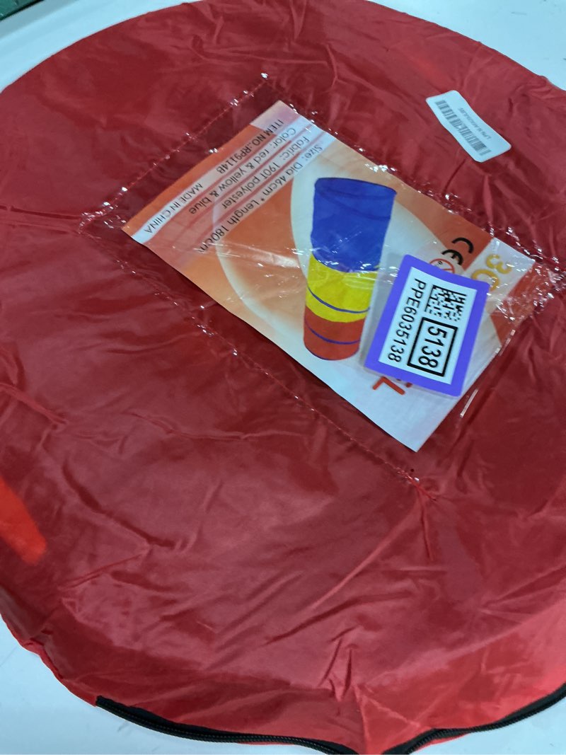 Condition photo showing As Is for Kids Play Tunnel for Toddlers 1-3, Pop Up Baby Tunnel Crawling Toys for Infant Children or Dog, 6 Foot Indoor Outdoor Toddler Toys for 1 2 3 Year Old Girl Boy Birthday Gift Modeling Crawling Tunnel