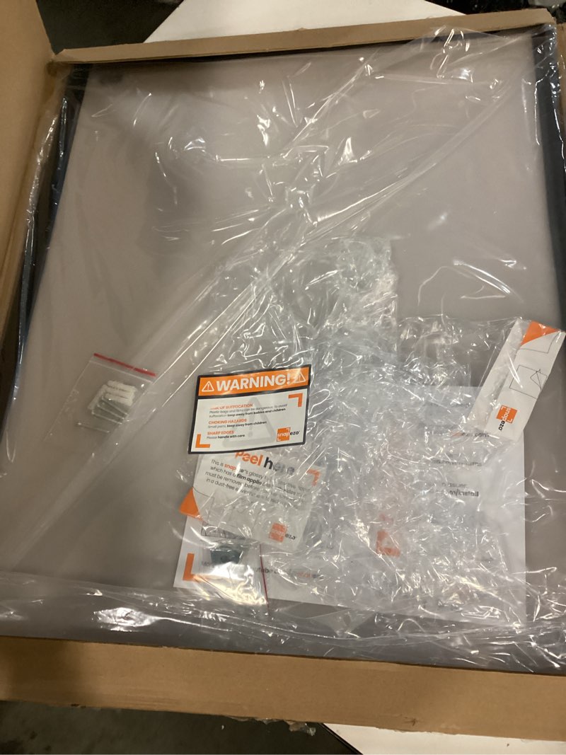 Condition photo showing Good Condition for SnapeZo Poster Frame 22x28 Inches, Black 1 Inch Aluminum Profile, Front-Loading Snap Frame, Wall Mounting, Sleek Series 22x28 Black