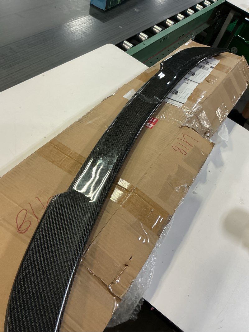 Condition photo showing As Is for BDBO Spoiler Wing Rear Spoiler Compatible with 3 Series F30 330i 320i 328i 335i 340i 2012-2019 Trunk Tail Rear Trunk Lid,Carbon Fiber Style Performance - CS Style F30 CS Style