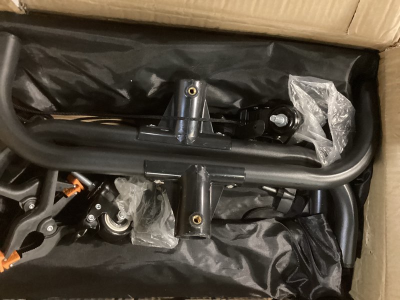 Condition photo showing As Is for Backdrop Stand, 10x7 FT Backdrop Stand for Parties with Wheels, Moveable and Adjustable Photo Banner Stand Background Stand for Wedding, Parties, Events Decoration