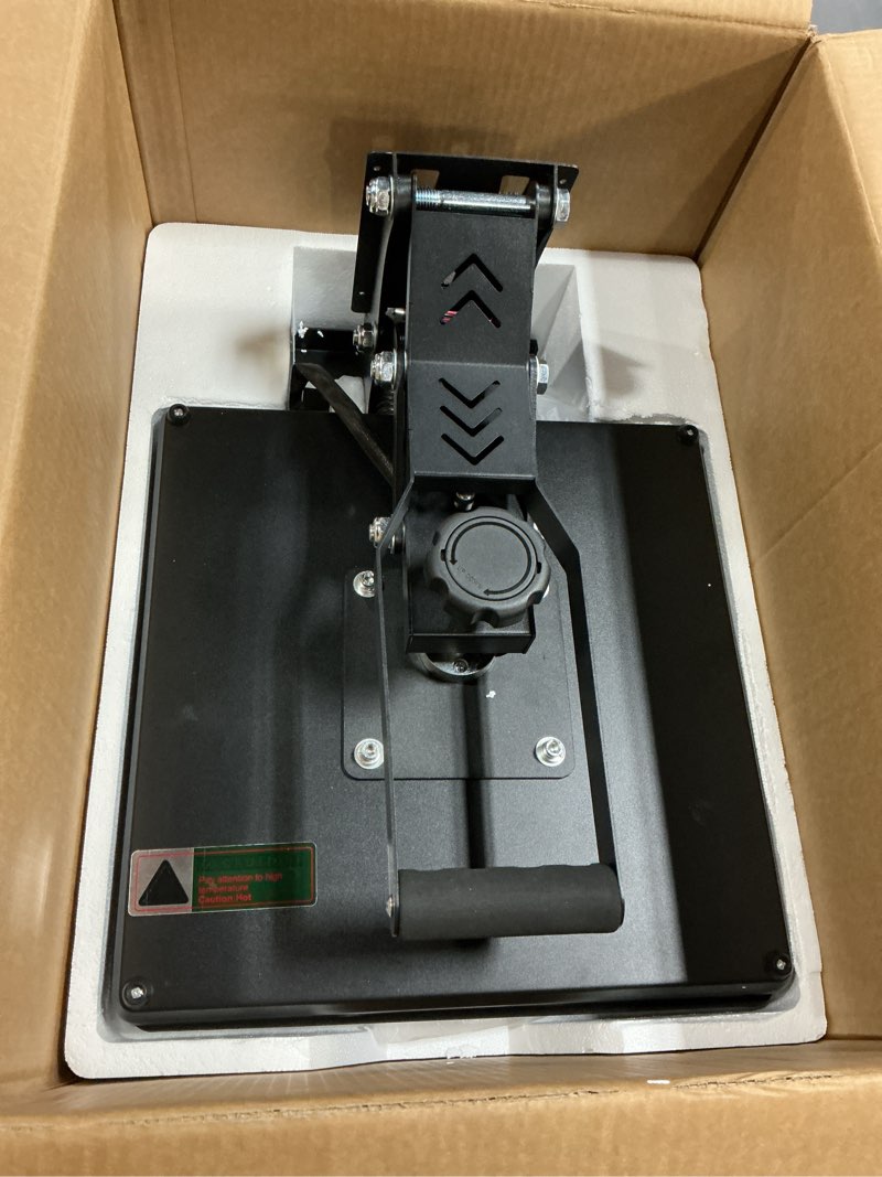 Condition photo showing New/Like New for AKEYDIY15X15 Heat Press Machine Slide Out Clamshell for T-Shirts, Industrial-Quality T-Shirt Press, Vinyl Heat Press, Digital Sublimation for T Shirt, Pillows, Bag, Mats (Black) Dual Auto Press
