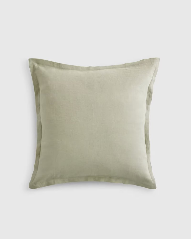 euro sham green 26”x26”