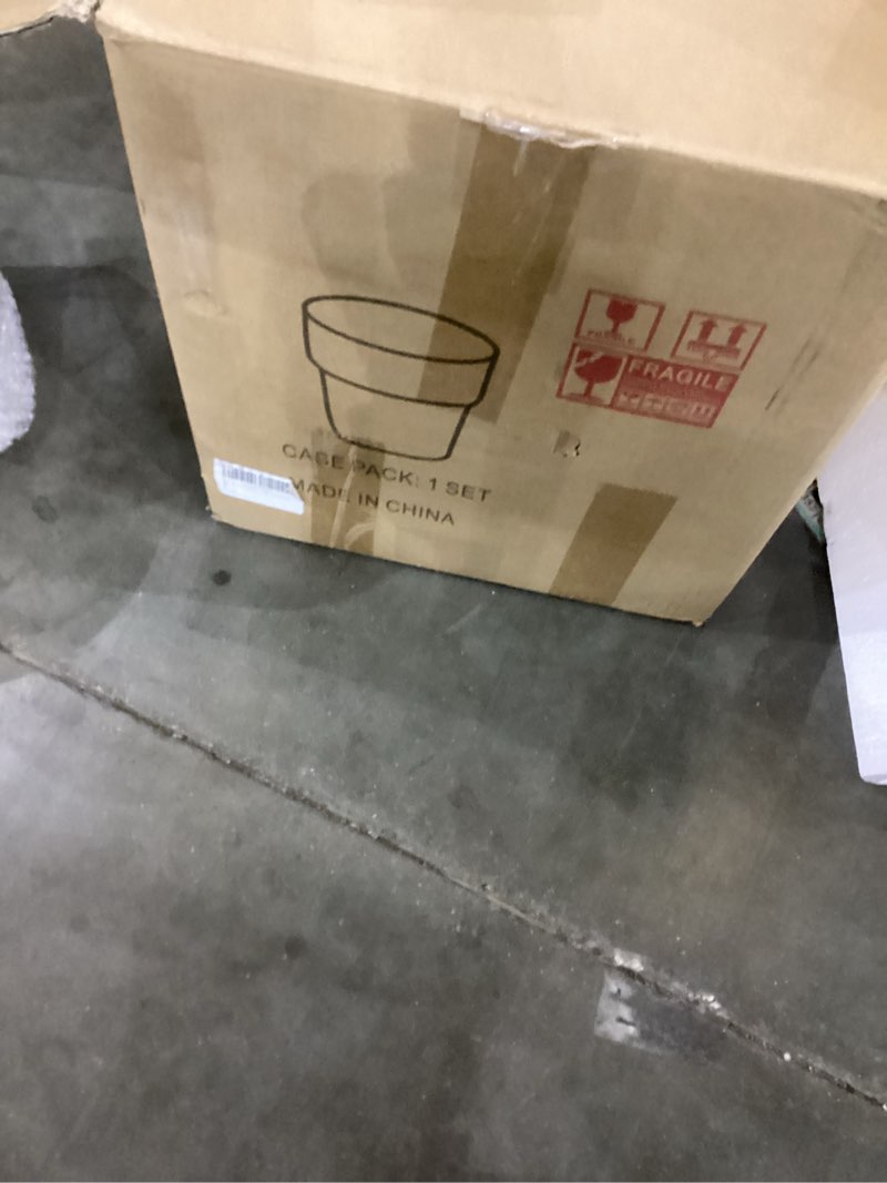 Flower Pots Grey Flower Pot Outdoor Patio Living Room Coffee Table Office Office Decoration Flower Pot 2 Pisec