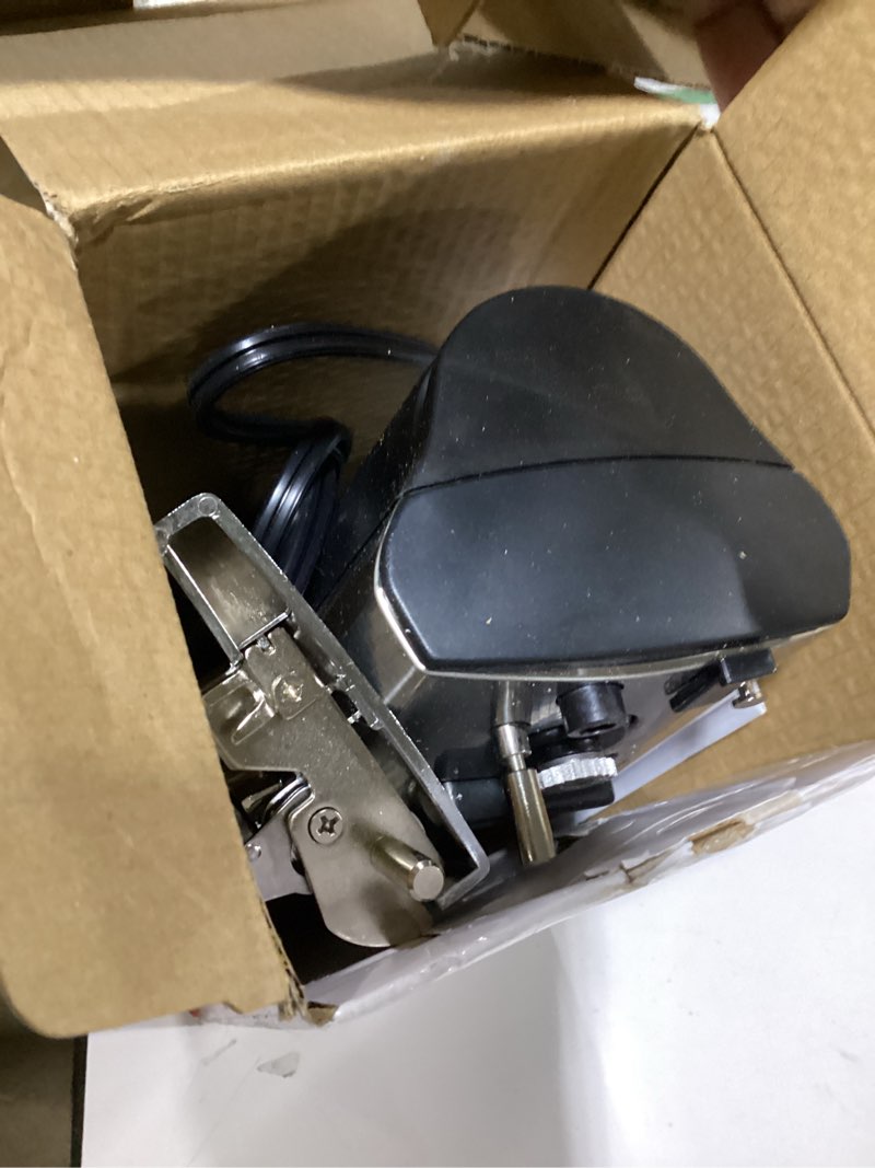 Condition photo showing New/Like New for Hamilton Beach Extra-Tall Electric Automatic Can Opener with Easy-Clean Detachable Cutting Lever, Cord Storage, Knife Sharpener, Brushed Stainless Steel (76700) Cord Storage, Knife Sharpener Brushed Stainless Steel