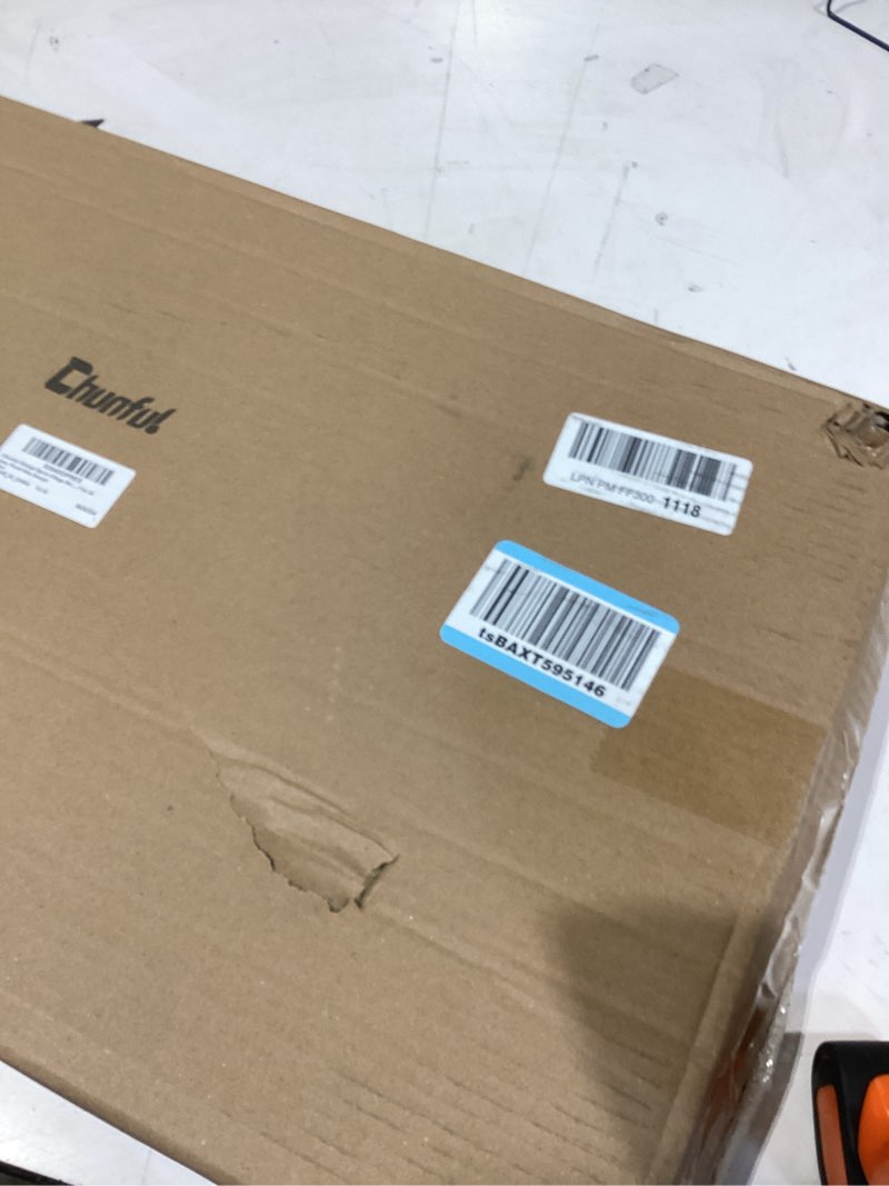 Condition photo showing New/Like New for Chunful Vintage Spice Village Wooden Rack 22 x 17 x 4 Inches Vine Pattern 4 Tier Display Shelf for Wall Mounting Kitchen Storage Spice Village Display Rack for 24 Jars, Floral Vine Design, Shelf Only Vines White Green