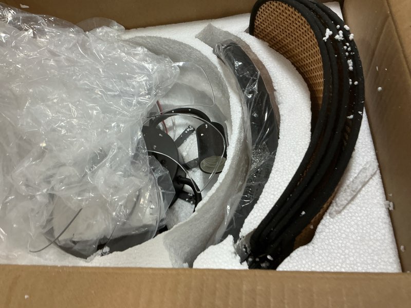 Condition photo showing Good Condition for rattan fandelier ceiling fan with light boho ceiling fans with lights and remote black farmhouse chandelier fan for bedroom,living room,kitchen?foyer(6 speed, timing adjustable height flower design) black rattan fan