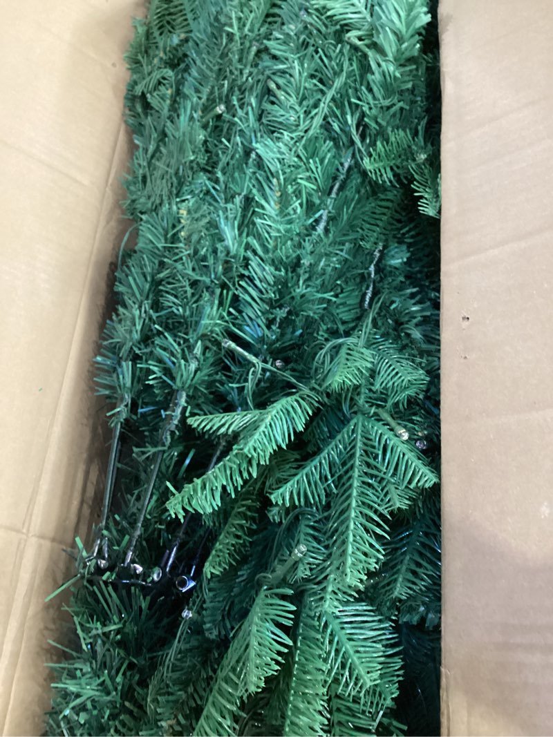 Condition photo showing New/Like New for Pre-lit Artificial Christmas Tree 6Ft, Luxury Full Xmas Tree with 300 LED Lights, 1000 PE&PVC Branch Tips, Switchable Warm White or Colorful with Remote Control, 9 Modes, Metal Stand