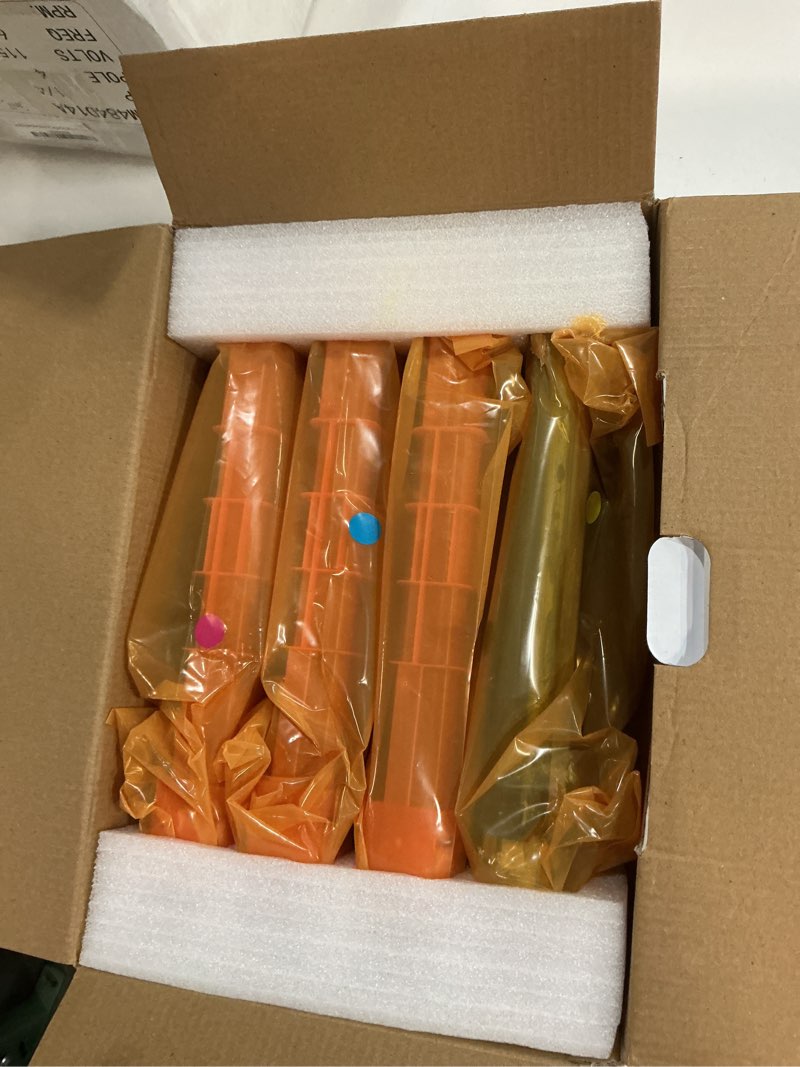 Condition photo showing New/Like New for linkdocs tn229xxl super high yield compatible toner cartridge replacement for brother tn-229 tn229 tn229xl tn-229xxl ( print up to 4,500 pages per black, up to 4,000 pages per cyan/magenta/yellow) tn229xxl black cyan magenta yellow