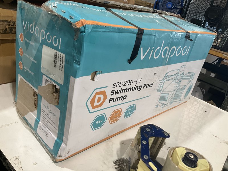 Condition photo showing As Is for spd200-lv swimming pool pump
