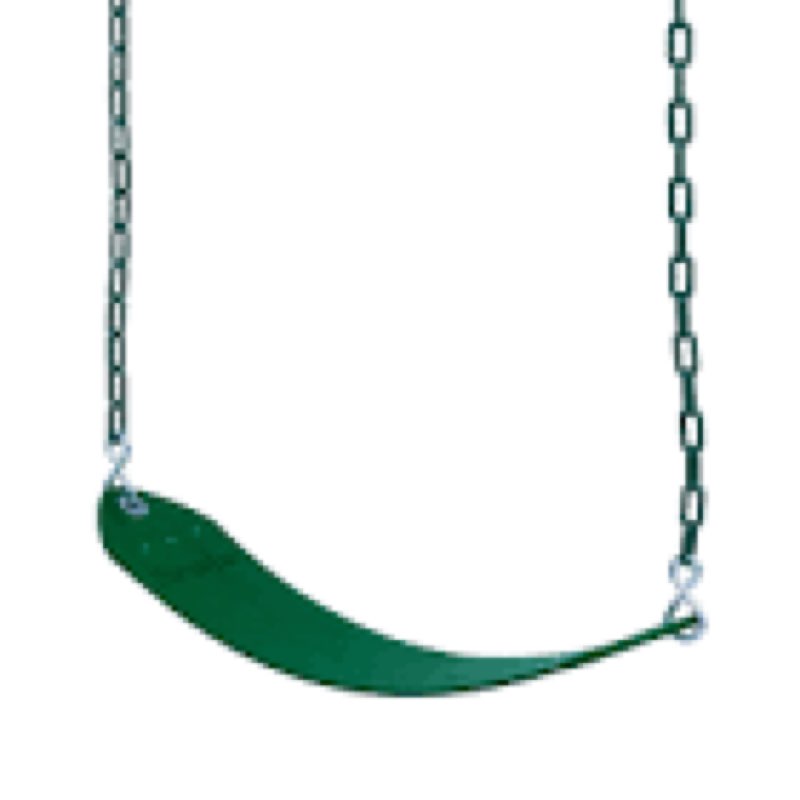 Swurfer 2 Pack Classic Playground Belt Tree Swing w/Pinch Free Rubber 66" Swing Seat Replacement, Sw